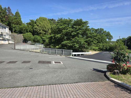 新設駐車場入り口